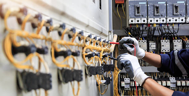Professional Electrician technician working in Glens Falls North, NY
